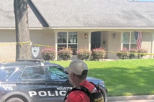 The frightening ordeal began Tuesday morning when two men wearing surgical masks and carrying a red DoorDash bag knocked on the front door of the family home.
